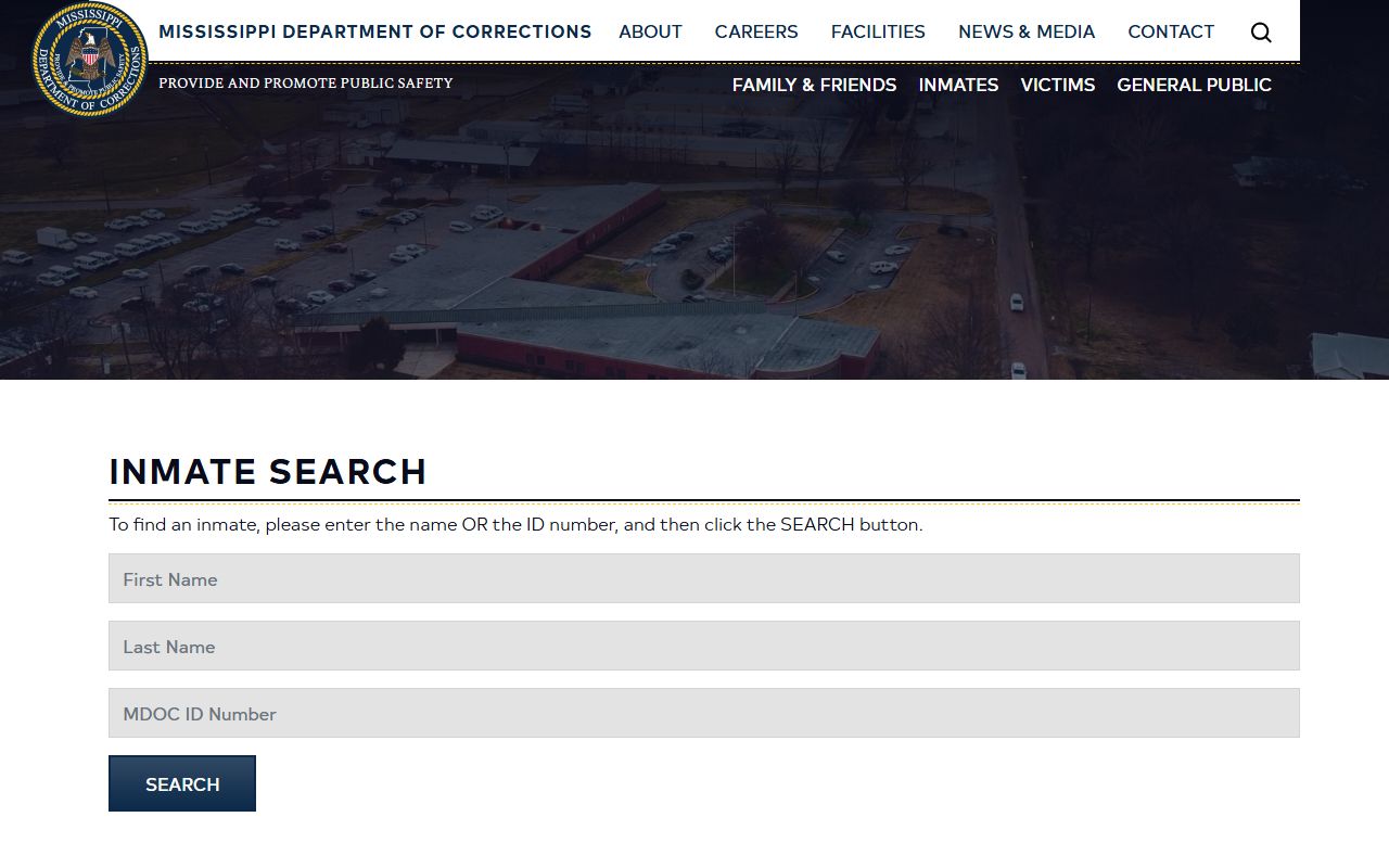 MDOC inmate search for Wilkinson County state prisoner lookup